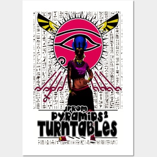 From Pyramids 2 Turntables Egyptian Hip Hop BGirl Art Posters and Art